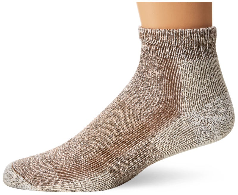 thorlos mens Lthmx Max Cushion Ankle Hiking Socks, Walnut, X-Large US - Image 1